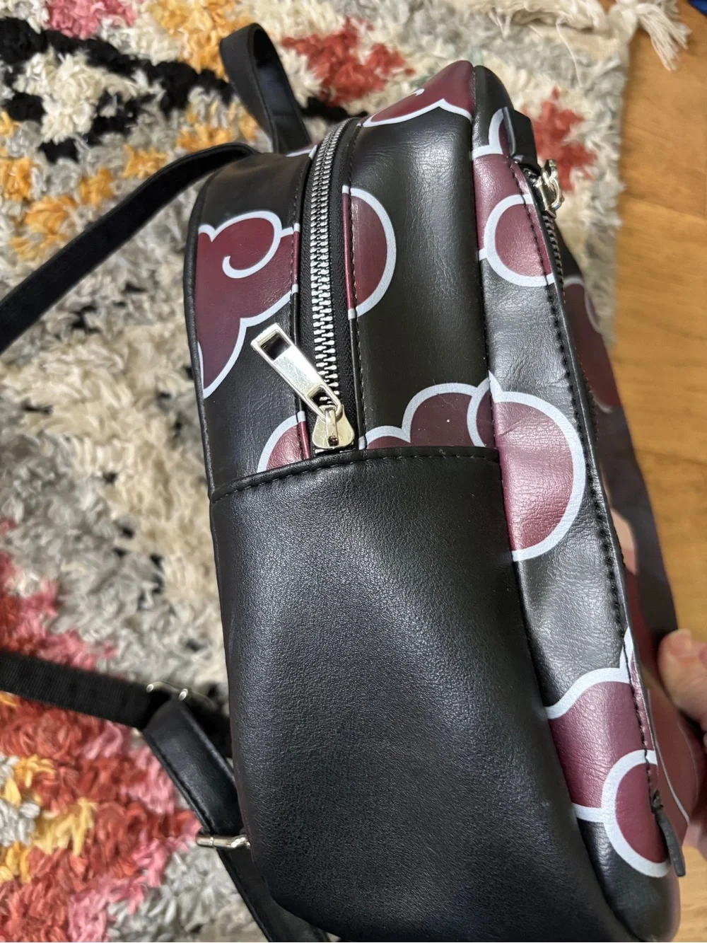 Naruto shippuden itachi akatsuki mini backpack